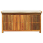 Outdoor cushions 113x50x60.5 cm solid acacia wood