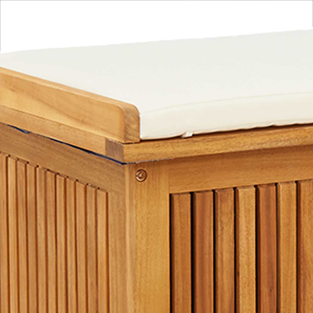 Outdoor cushions 113x50x60.5 cm solid acacia wood