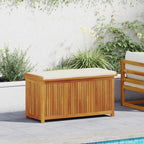Outdoor cushions 113x50x60.5 cm solid acacia wood