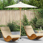 Sombrilla de jardín Crema Ø 150 x 210 cm Bambú