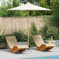 Sombrilla de jardín Crema Ø 150 x 210 cm Bambú