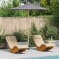 Sombrilla de jardín Crema Ø 150 x 210 cm Bambú