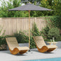 Sombrilla de jardín Crema Ø 150 x 210 cm Bambú