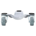 Ruedas para muebles (4 unidades, 16 x 14,5 x 5,5 cm, acero, 180 kg)