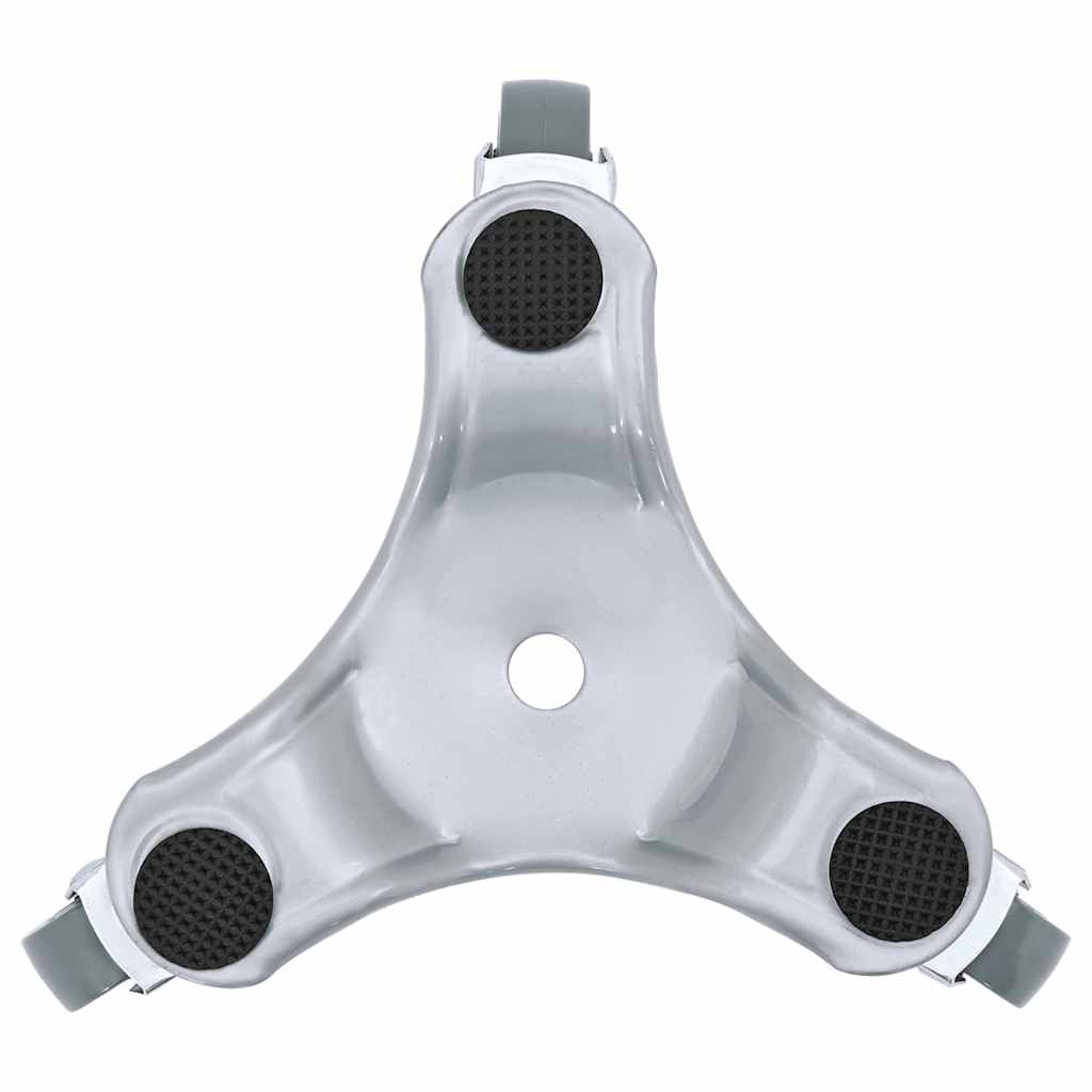 Ruedas para muebles (4 unidades, 16 x 14,5 x 5,5 cm, acero, 180 kg)