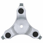 Ruedas para muebles (4 unidades, 16 x 14,5 x 5,5 cm, acero, 180 kg)