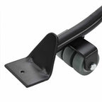 Ruedas para muebles (4 unidades, con elevador), color negro, 13,5 x 13,5 x 4,2 cm, 300 kg