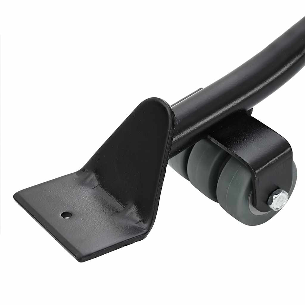 Ruedas para muebles (4 unidades, con elevador), color negro, 13,5 x 13,5 x 4,2 cm, 300 kg