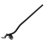 Ruedas para muebles (4 unidades, con elevador), color negro, 13,5 x 13,5 x 4,2 cm, 300 kg