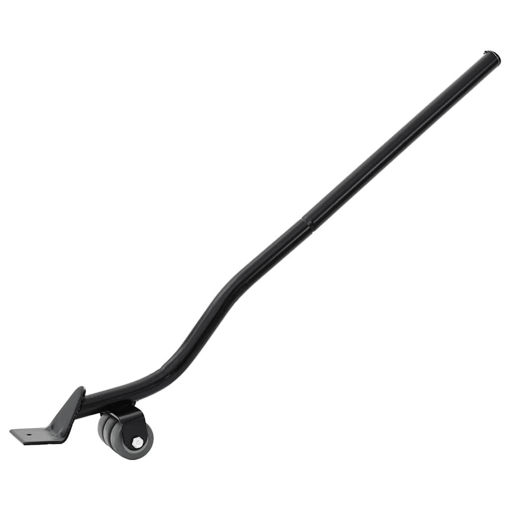 Ruedas para muebles (4 unidades, con elevador), color negro, 13,5 x 13,5 x 4,2 cm, 300 kg