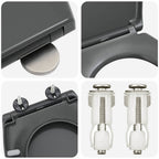 Asiento de WC Antracita 47 x 37 x 4 cm Duroplast