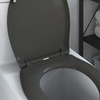 Asiento de WC Antracita 47 x 37 x 4 cm Duroplast