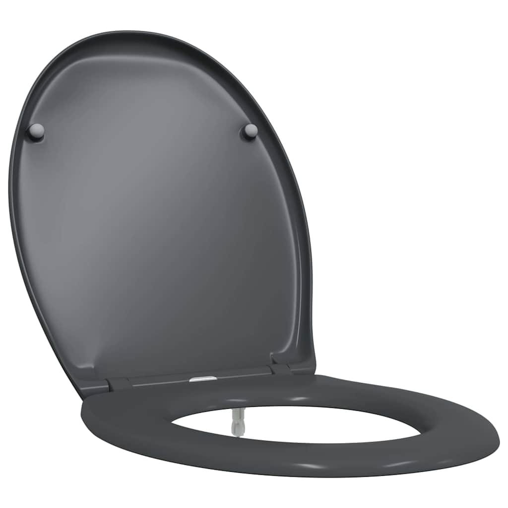 Asiento de WC Antracita 47 x 37 x 4 cm Duroplast