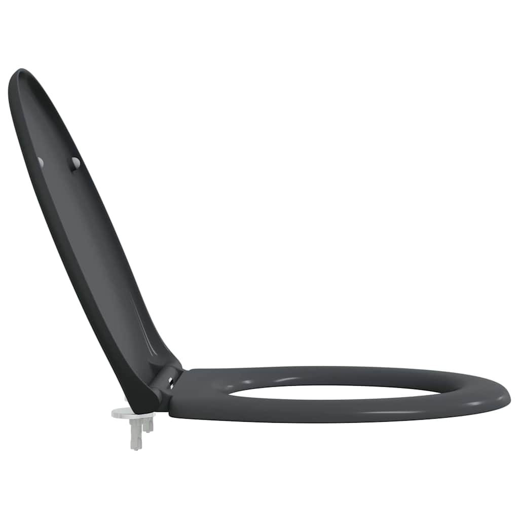 Asiento de WC Antracita 47 x 37 x 4 cm Duroplast