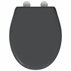 Asiento de WC Antracita 47 x 37 x 4 cm Duroplast