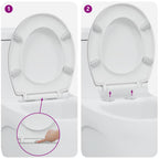 Asiento de WC 47 x 37 x 4 cm Duroplast