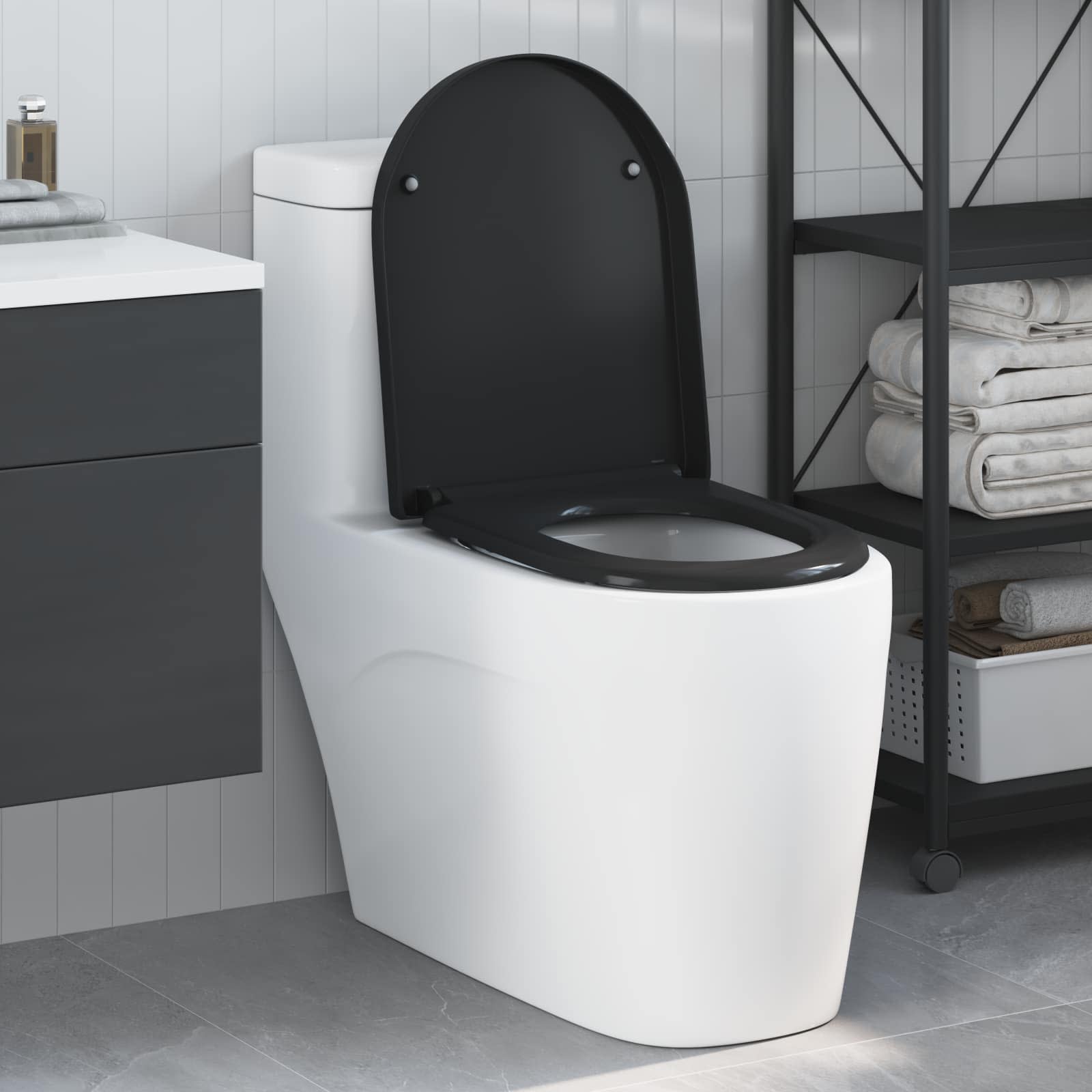Asiento de WC 49 x 36 x 4 cm Duroplast