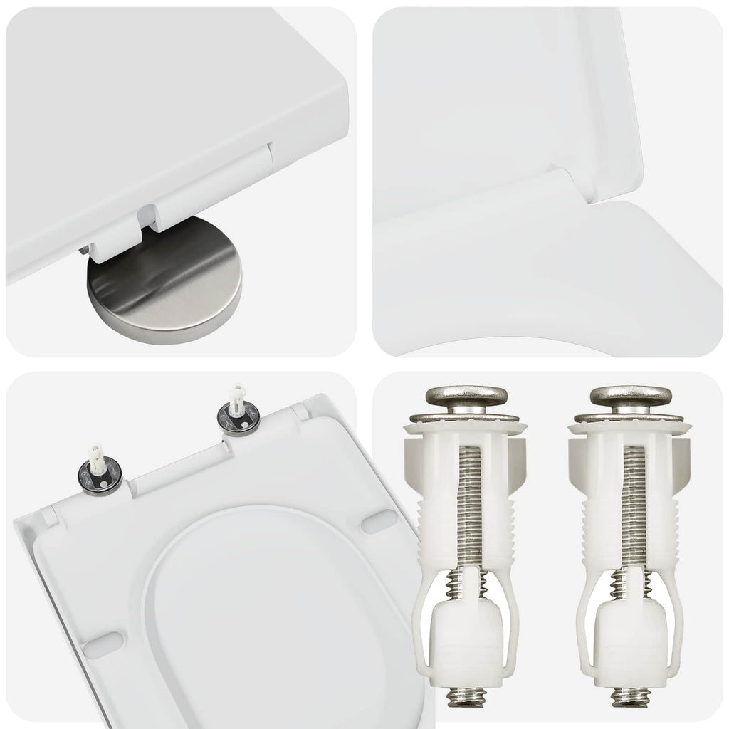 Asiento de WC 49 x 36 x 4 cm Duroplast