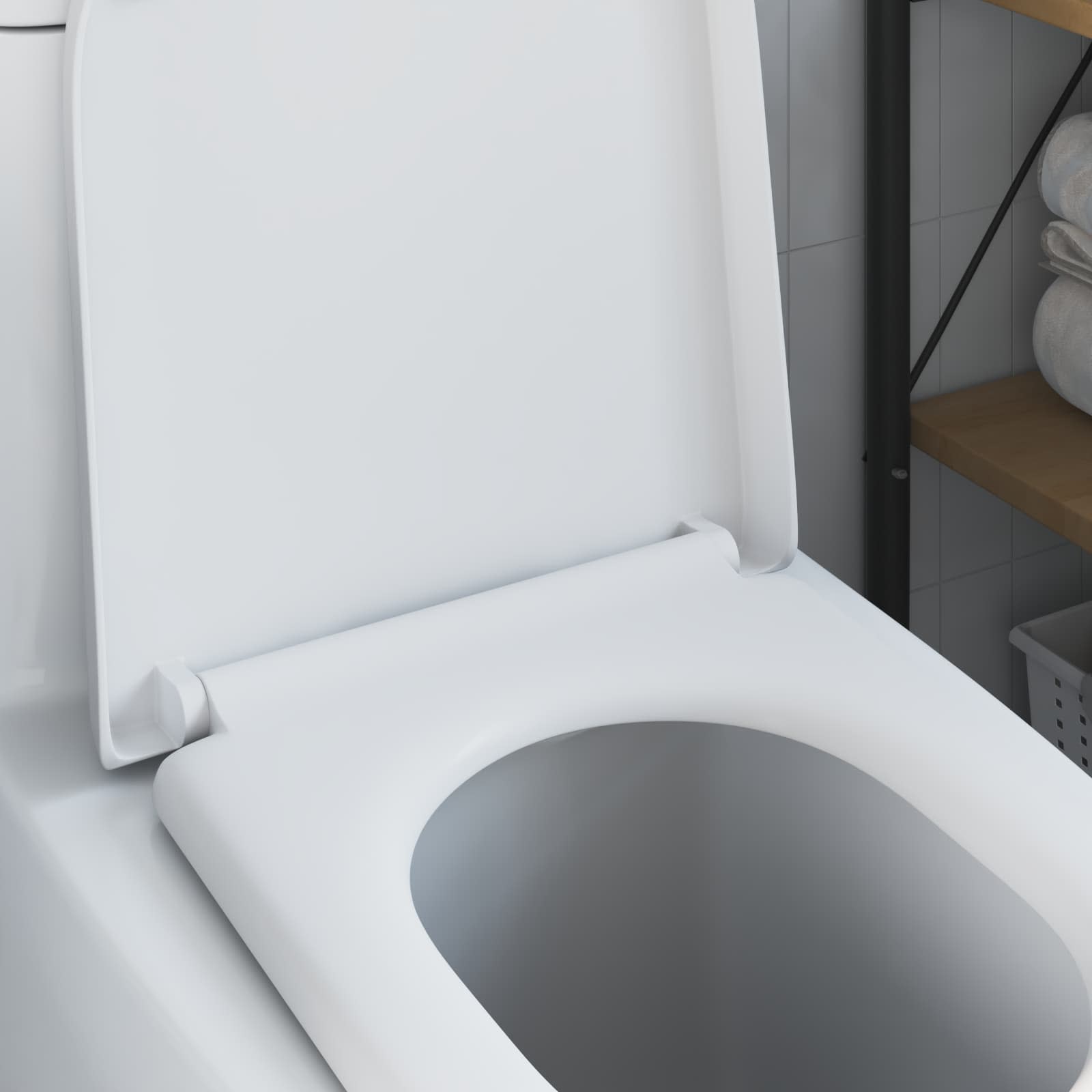 Asiento de WC 49 x 36 x 4 cm Duroplast