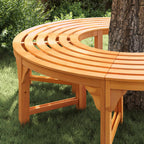Banco de Árbol 2 pcs Natural 160 x 80 x 45cm