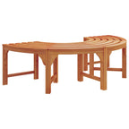 Banco de Árbol 2 pcs Natural 160 x 80 x 45cm