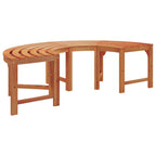 Banco de Árbol 2 pcs Natural 160 x 80 x 45cm