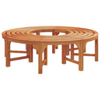 Banco de Árbol 2 pcs Natural 160 x 80 x 45cm
