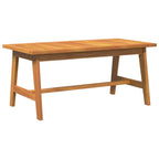 Conjunto bistro con cojín 3 pcs Marrón Madera de Acacia Sólida