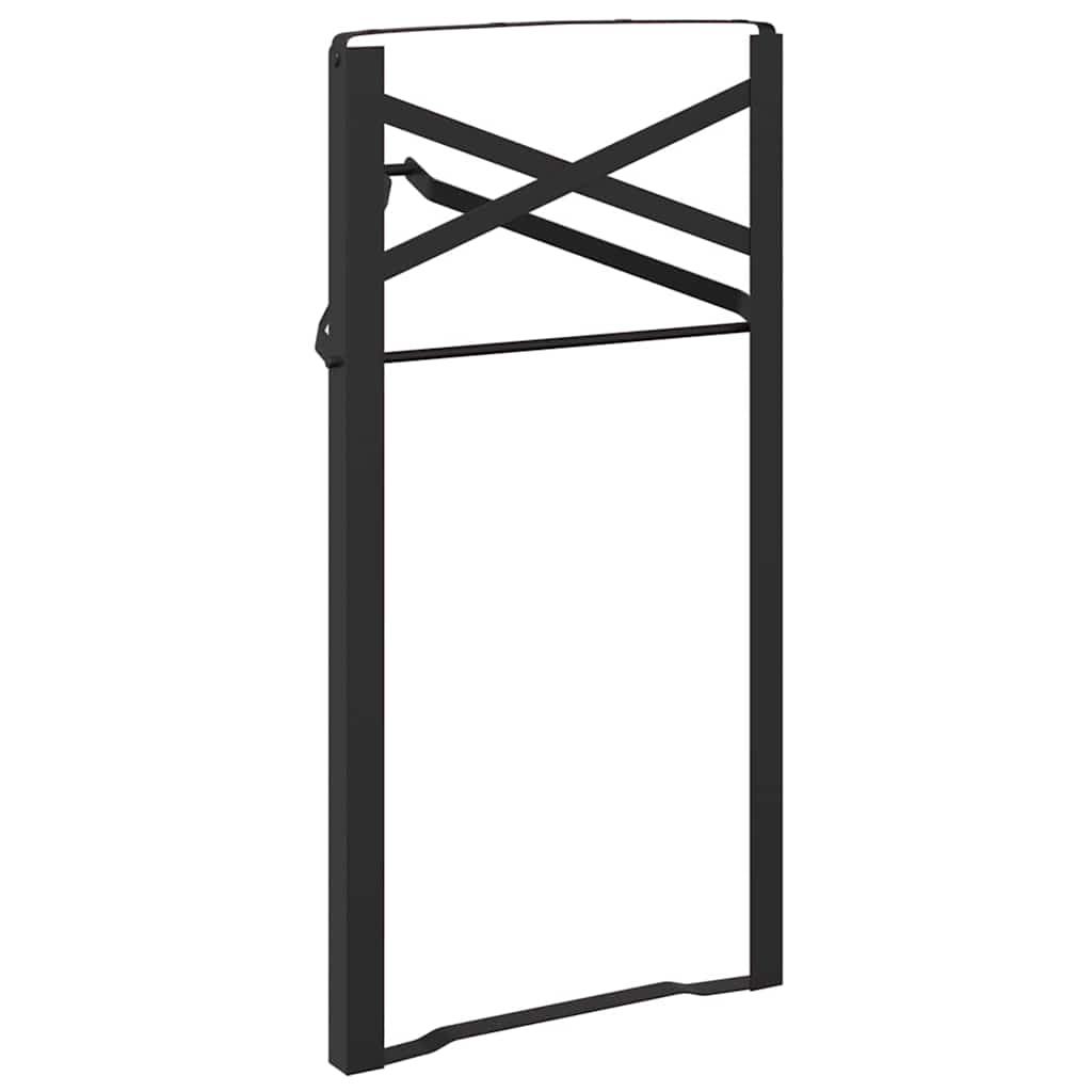 Pierna de Mesa de Cerveza 2 pcs Negro 39 x 3 x 75 cm