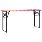 Pierna de Mesa de Cerveza 2 pcs Negro 39 x 3 x 75 cm