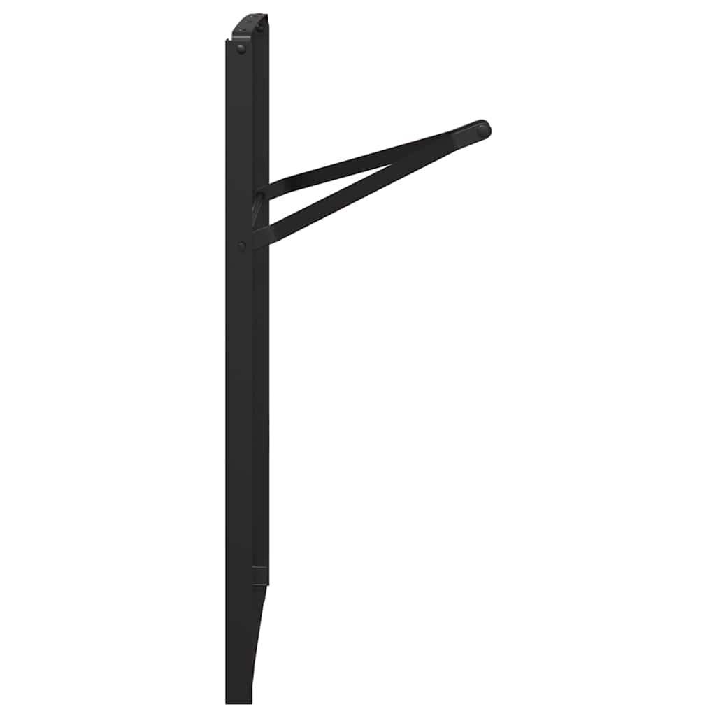 Pierna de Mesa de Cerveza 2 pcs Negro 39 x 3 x 75 cm