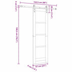 Puerta Corredera ORKDAL 61 x 198,5 cm