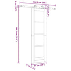 Puerta Corredera ORKDAL 61 x 198,5 cm