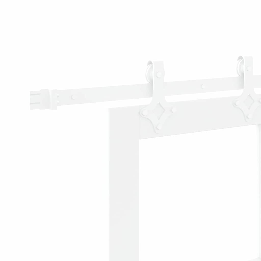 Puerta Corredera 61 x 198,5 cm Madera de pino maciza y vidrio