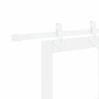 Puerta Corredera 61 x 198,5 cm Madera de pino maciza y vidrio