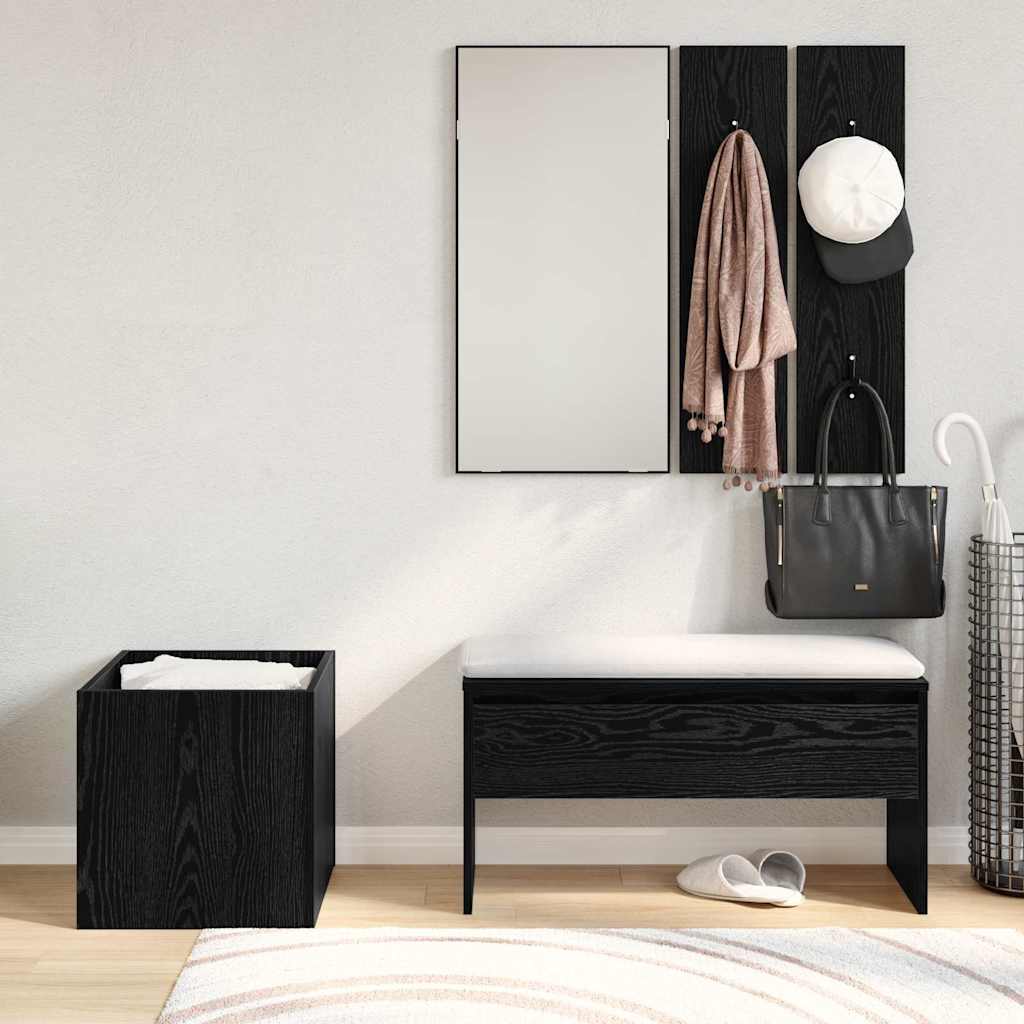 Conjunto de muebles de recibidor 5 pcs Madera de ingeniería
