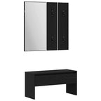 Conjunto de muebles de recibidor 5 pcs Madera de ingeniería