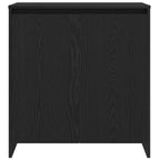 Aparador 3 pcs Negro 70 x 41 x 75 cm Madera de ingeniería