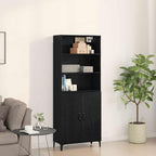 Aparador alto Roble Negro 69,5 x 32,5 x 180 cm