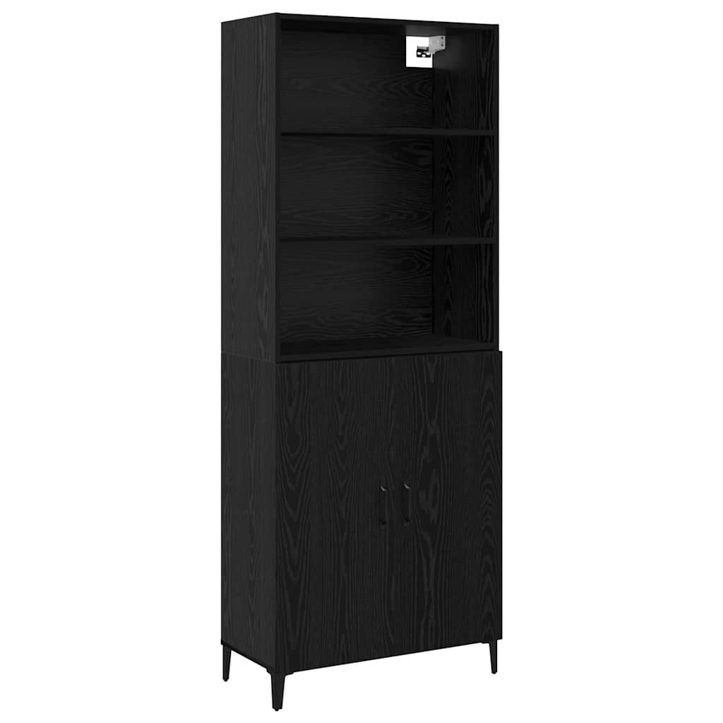 Aparador alto Roble Negro 69,5 x 32,5 x 180 cm