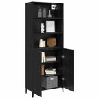 Aparador alto Roble Negro 69,5 x 32,5 x 180 cm