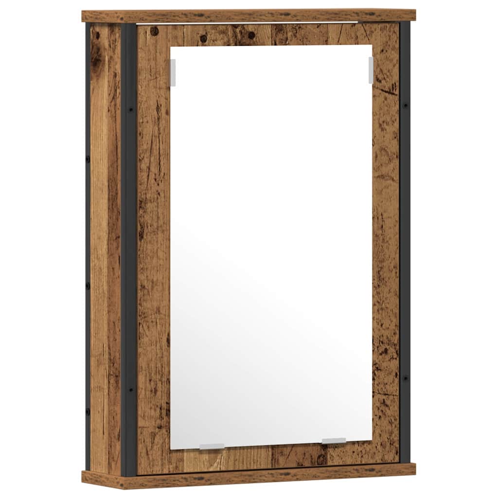 Juego de muebles de baño 2 pcs Marrón Madera contrachapada