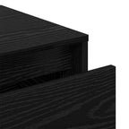 Conjunto de muebles de recibidor con cajón 3 pcs Roble negro