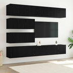 Conjunto de mueble de TV 2 pcs Madera envejecida