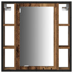 Unidades de Tocador de Baño 3 pcs Marrón Madera contrachapada