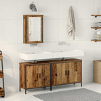 Unidades de Tocador de Baño 3 pcs Marrón Madera contrachapada