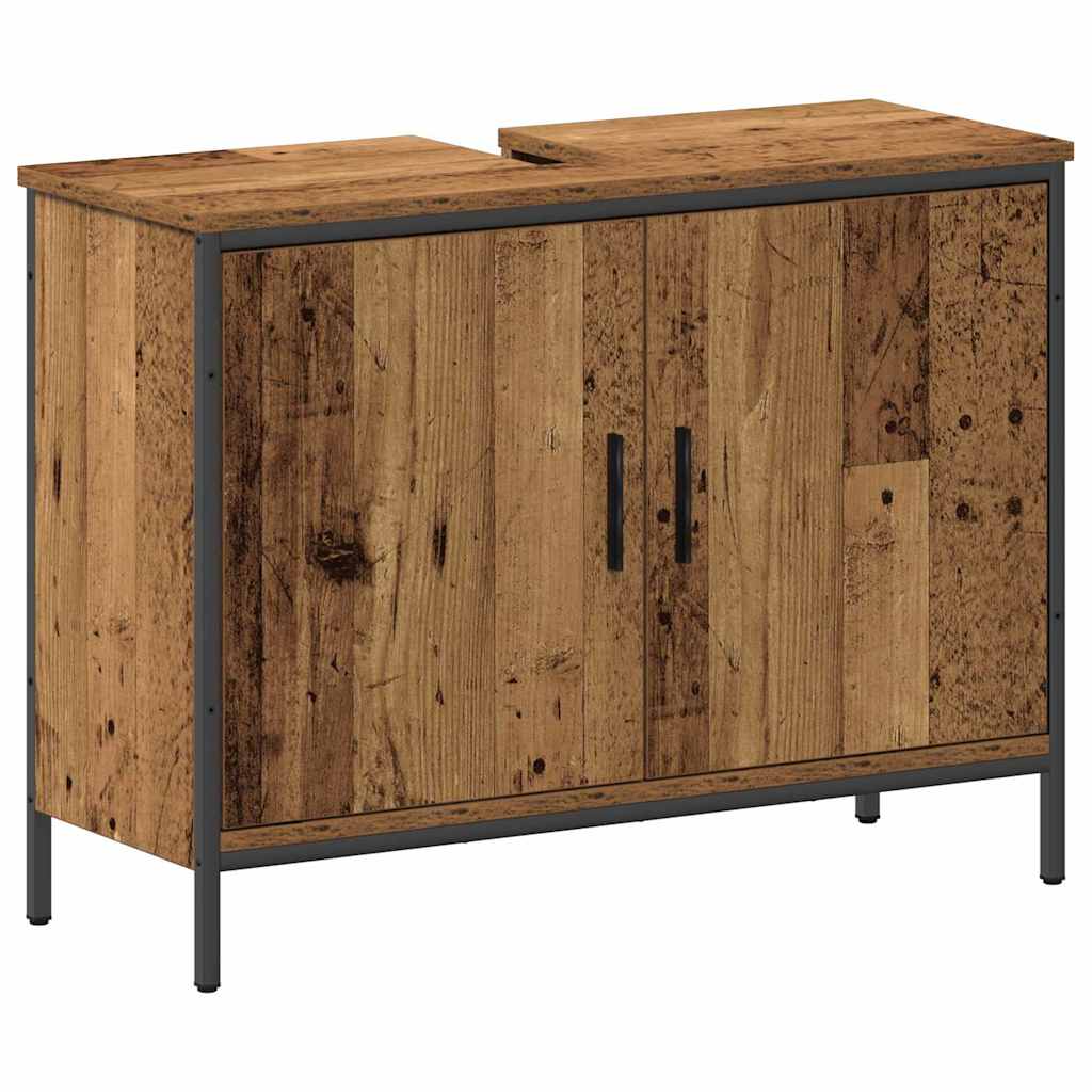 Unidades de Tocador de Baño 3 pcs Marrón Madera contrachapada