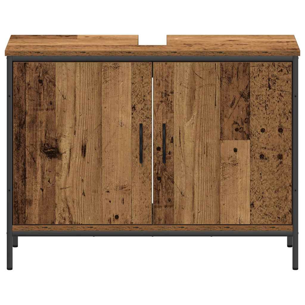 Unidades de Tocador de Baño 3 pcs Marrón Madera contrachapada