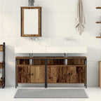 Unidades de Tocador de Baño 3 pcs Marrón Madera contrachapada