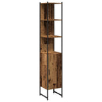 Juego de muebles de baño 3 pcs Marrón Madera de ingeniería